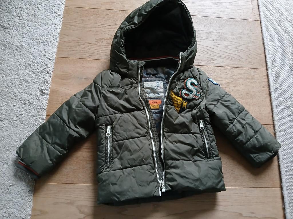 mooi stoer jasje 3J + afritsbare kap IKKS, Verzenden, IKKS, Jongen, Jas