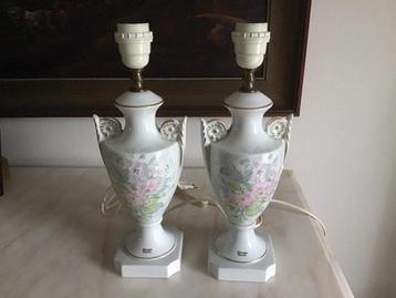 Twee lampen Limoges beschikbaar voor biedingen