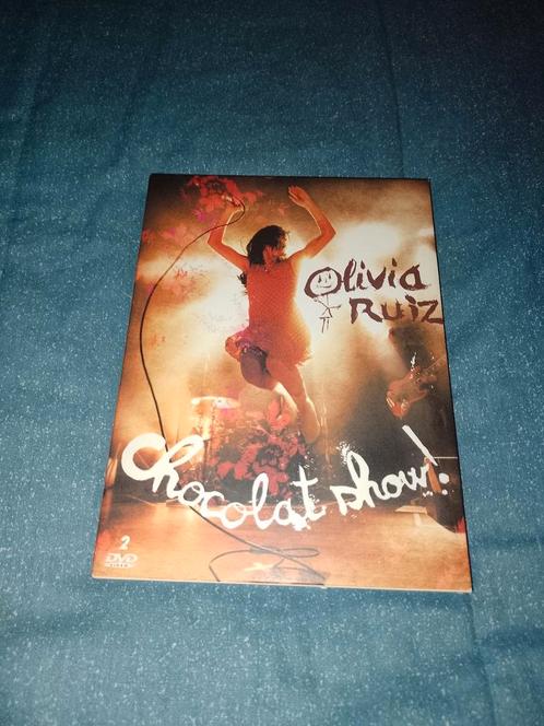 Te koop in DVD-box Olivia Ruiz Chocolat Show, Cd's en Dvd's, Dvd's | Muziek en Concerten, Zo goed als nieuw, Muziek en Concerten