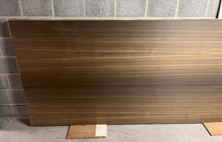 2 MDF-panelen met eucalyptus fineer, Doe-het-zelf en Bouw, Platen en Panelen, Nieuw, Minder dan 20 mm, Ophalen