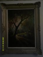 tableau signé sur toile, Enlèvement