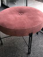 Roze poef, Huis en Inrichting, Ophalen, Gebruikt, Rond, Minder dan 50 cm