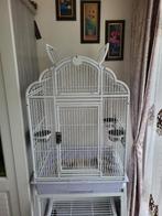 Grande cage pour perroquet ou grande perruche, Comme neuf, Enlèvement, Métal, Cage à oiseaux