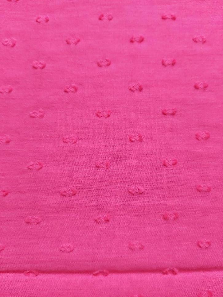 Katoenen stof - fuchsia, Hobby & Loisirs créatifs, Scrapbooking, Enlèvement ou Envoi