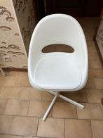 Kinderbureau stoel wit, Huis en Inrichting, Bureaustoelen, Ophalen, Zo goed als nieuw, Wit