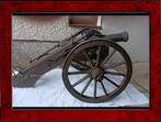 Canon de campagne élément de décor fabriqué à la main,  xxxl, Antiquités & Art, Art | Objets design, Enlèvement ou Envoi