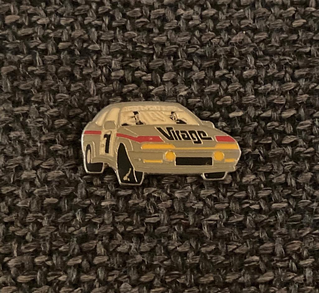 PIN - VIRAGE - AUTO - CAR - VOITURE - RALLY - RALLYE, Envoi, Utilisé, Transport, Insigne ou Pin's