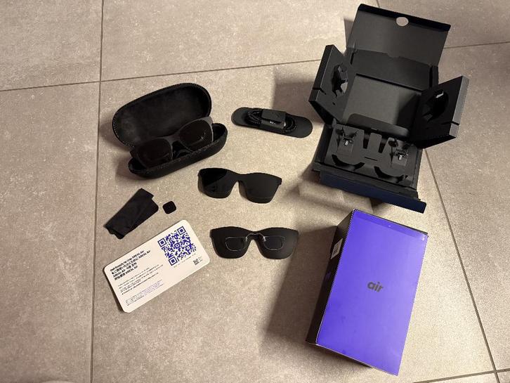 XREAL Air (Nreal) AR-glasses – Zo goed als nieuw, compleet, Consoles de jeu & Jeux vidéo, Virtual Reality, Comme neuf, Autres plateformes