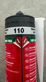 1x silicone Mapei Mapesil AC 110 Manhattan (keramiek), Doe-het-zelf en Bouw, Isolatie en Afdichting, Ophalen of Verzenden, Nieuw
