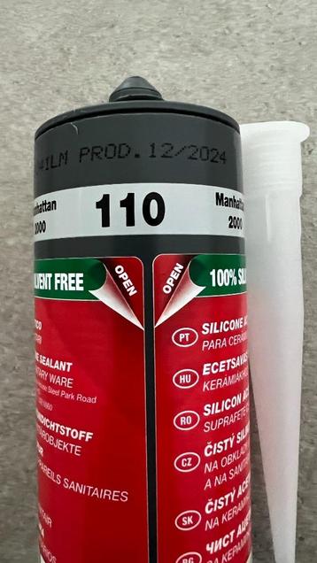 silicone Mapei Mapesil AC 110 Manhattan (keramiek) beschikbaar voor biedingen