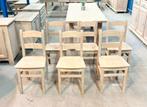 Prachtige stoelen van Herve Aérogommé, Huis en Inrichting, Stoelen, Ophalen, Zo goed als nieuw, Hout, Eén