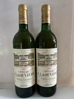 2 château La Louvières pessac leognan 1993, Collections, Comme neuf, Pleine, France, Vin blanc