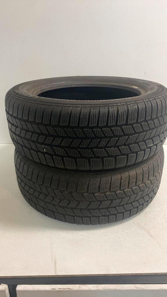 225/55/17-97h merk continental 2 stuk all sezoen, Auto diversen, Autosport-onderdelen, Zo goed als nieuw, Ophalen