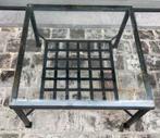 Metalen tuintafel, Tuin en Terras, Tuintafels, Ophalen, Gebruikt, Vierkant, Metaal
