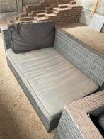 tuinset wicker, Tuin en Terras, Tuinsets en Loungesets, Ophalen, 5 zitplaatsen, Gebruikt, Wicker