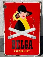 Emaille reclamebord Belga 1953, Ophalen, Zo goed als nieuw, Reclamebord