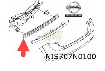 Nissan Note (8/13-5/17) achterbumperbalk (te spuiten) Origin