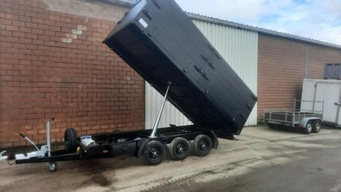 Kippers ZWART in 2 en 3 assen, 4m x 2m x 0.35m, Auto diversen, Aanhangers en Bagagewagens, Nieuw, Ophalen of Verzenden