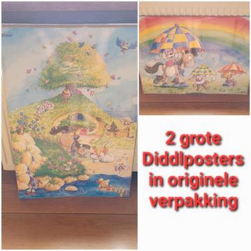 2 nieuwe Diddl posters in verpakking  beschikbaar voor biedingen