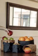 Lacor Broodmand | Fruitmand, in bruin of zwart natuurvezel, Huis en Inrichting, Overige materialen, Mand, Nieuw, Ophalen of Verzenden