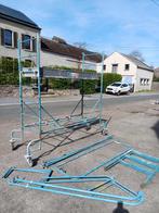 Echafaudage à roulettes, Ophalen