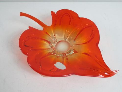 Vintage glazen fruitschaal Brain Le Compte België ca 1960, Antiek en Kunst, Antiek | Glaswerk en Kristal, Ophalen of Verzenden