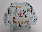 Mt 98-104 Pastelgroene sweater Looney Tunes, Kinderen en Baby's, Kinderkleding | Maat 98, Gebruikt, Trui of Vest, H&M, Ophalen of Verzenden