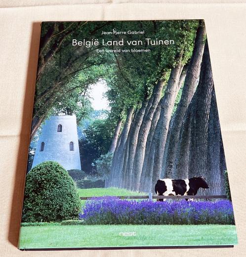 België land van tuinen / JEAN-PIERRE GABRIEL / Hardcover, Boeken, Wonen en Tuinieren, Zo goed als nieuw, Tuinontwerpen, Ophalen of Verzenden