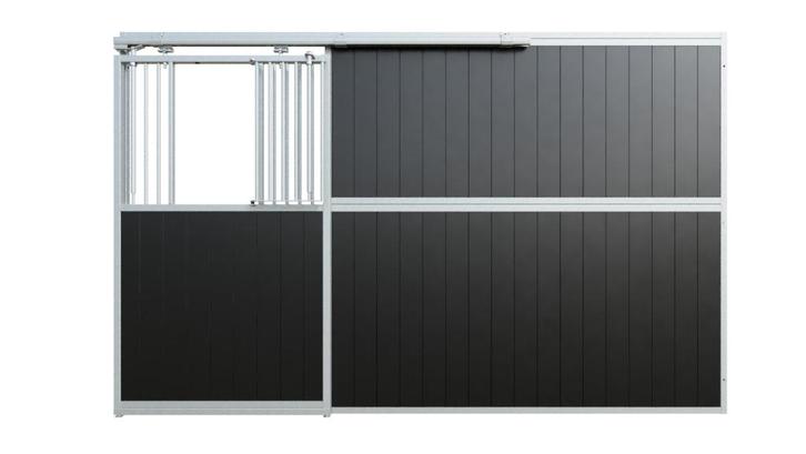 Voorwand Basic dicht met schuifdeur en minideur | Voorraad, Dieren en Toebehoren, Stalling en Weidegang, Opfok, Stalling, Weidegang