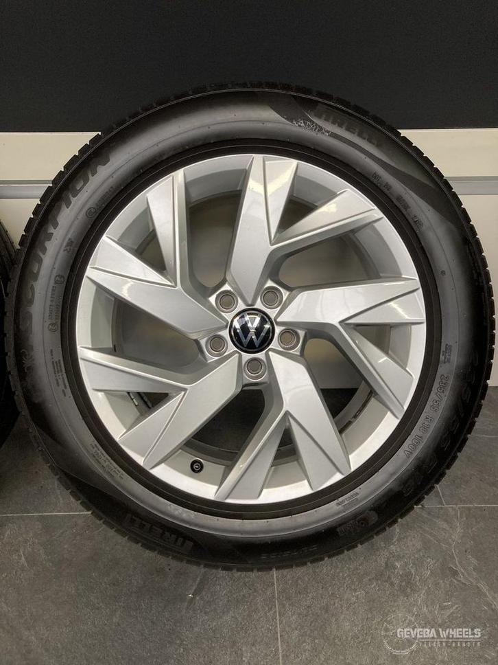 18” originele Volkswagen Tiguan 5NA velgen + banden 5x112, Auto-onderdelen, Banden en Velgen, Banden en Velgen, Zomerbanden, 18 inch