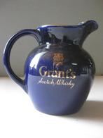 Grants Whisky Water Jug - Glanzend blauw en gouden letters., Overige typen, Ophalen of Verzenden, Zo goed als nieuw