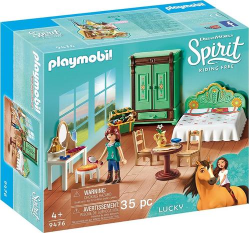 Playmobil 9476 - Lucky Slaapkamer, Kinderen en Baby's, Speelgoed | Playmobil, Zo goed als nieuw, Complete set, Ophalen of Verzenden