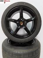 Porsche Boxster Cayman 18 inch velgen zomerbanden hg zwart, Auto-onderdelen, 18 inch, Gebruikt, Banden en Velgen, Ophalen of Verzenden
