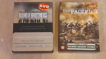Dvd-boxen Band of Brothers & Pacific (wo II) beschikbaar voor biedingen