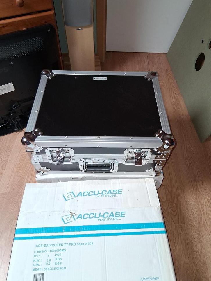 2  nieuwe accucase flightcases voor platenspeler, Muziek en Instrumenten, Behuizingen en Koffers, Nieuw, Overige instrumenten