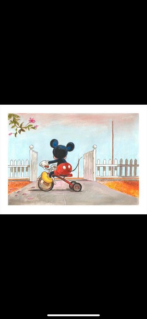 Mickey Mouse naar Bo Barlett’s “Open Gate” (2011), Collections, Disney, Neuf, Autres types, Mickey Mouse, Enlèvement ou Envoi