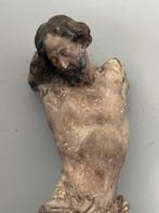 Antiek 17 eeuwse Christus 46cm / hout, Antiek en Kunst, Kunst | Beelden en Houtsnijwerken, Ophalen of Verzenden