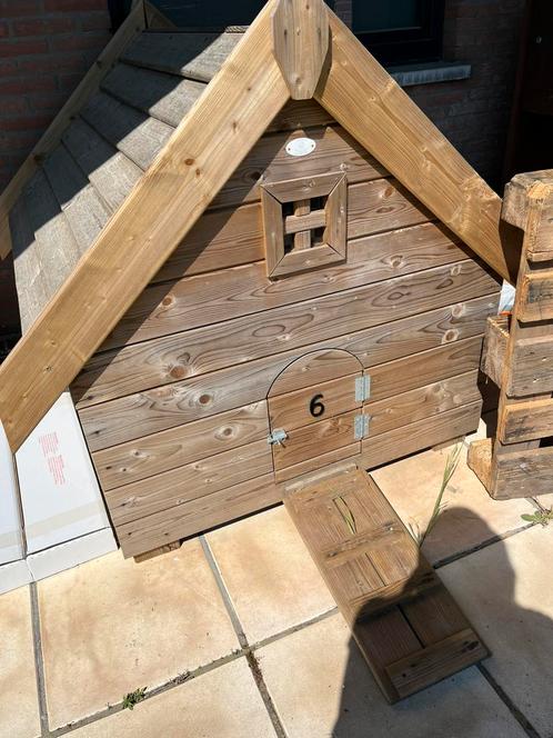 Huisje - hok - buitenverblijf, Dieren en Toebehoren, Pluimvee | Toebehoren, Zo goed als nieuw, Ophalen