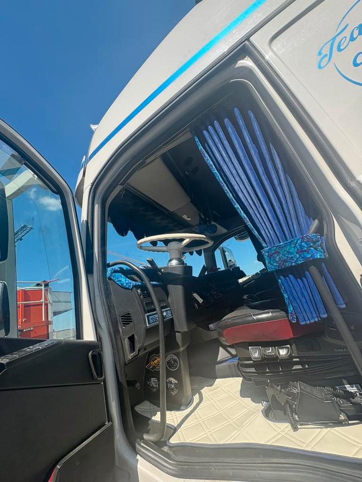 Zijgordijnen alcantara - deens, Auto-onderdelen, Vrachtwagen-onderdelen, Ophalen