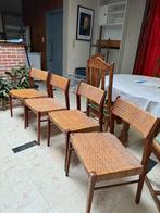 te koop: Deense design stoelen, Huis en Inrichting, Stoelen, Ophalen, Gebruikt, Vier, Deens