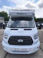 Chausson 640 titanium 2020 18000km Ford 170pk automaat, Caravans en Kamperen, Mobilhomes, Automaat, Ford, Fietsendrager, Diesel