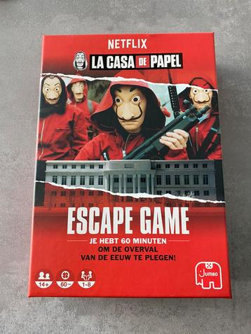 Gezelschapspel escape game la casa de papel