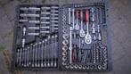 ZEER complete gereedschapsdoos,doppen,steekring,bits, E24 10, Ophalen, Nieuw