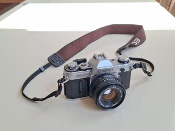 Canon Ae1, Canon Fd 50mm 1.8  beschikbaar voor biedingen