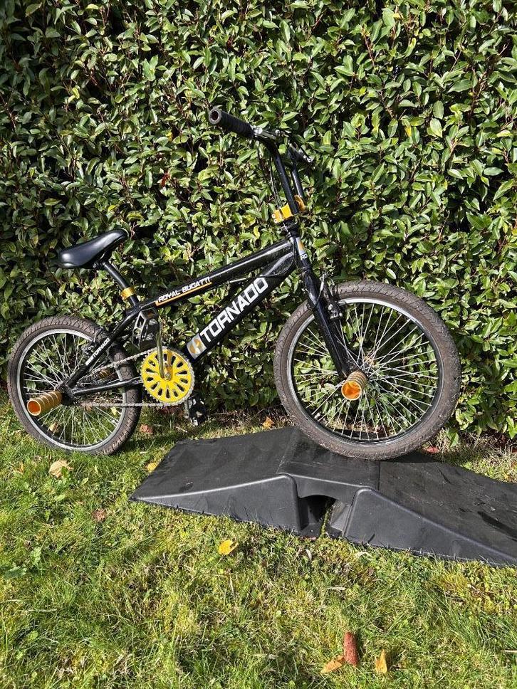 Freestyle BMX 20”, Fietsen en Brommers, Fietsen | Crossfietsen en BMX, Gebruikt, 16 tot 20 inch, Stuur 360° draaibaar, V-brakes