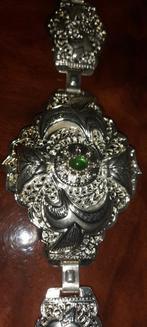 Oosterse ceremonieriem zilverkleurig 80 cm lang, Handtassen en Accessoires, Ringen, Ophalen of Verzenden, Zilver, Zilver, Dame