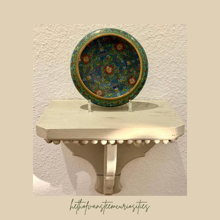 Chinese cloisonné kom. Eind 19de eeuw, Antiek en Kunst, Antiek | Woonaccessoires, Ophalen of Verzenden