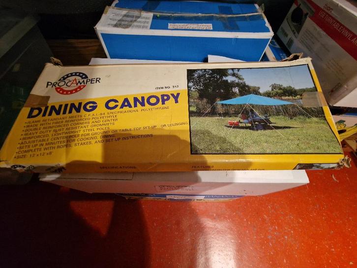 Procamper dining canopy /schaduwdoek met accessoires, Caravans en Kamperen, Kampeeraccessoires, Gebruikt, Ophalen