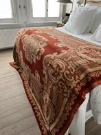 VINTAGE DEKEN WOONDEKEN SPREI WOL PATROON BED, Ophalen of Verzenden, Zo goed als nieuw