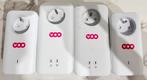 SET VAN 4 DEVOLO VOO WIFI 1200 Mbps PLC-AANSLUITINGEN - TBE, Computers en Software, Powerlines, Ophalen of Verzenden, Zo goed als nieuw